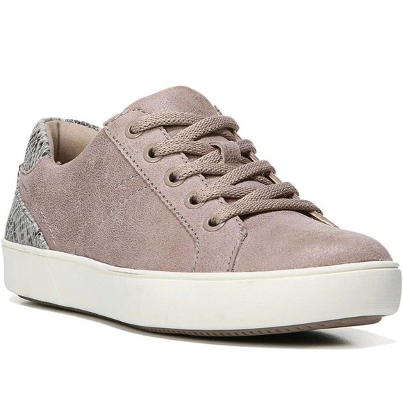 Naturalizer Gray Leather Python Snakeskin Shoes Sneakers size 7 NWT - Picture 3 of 12